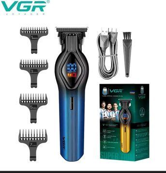 Акумуляторна машинка VGR V-921 для стриження, синя