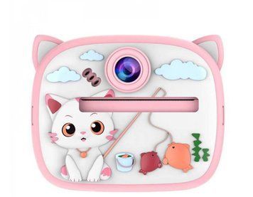 Фотоаппарат детский Print Camera AM-300 &mdash; Cat Pink