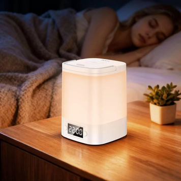 Стильний цифровий годинник-нічник Hoco HX15 Smart Clock, 1,5 Вт, 1200 мА&middot;год