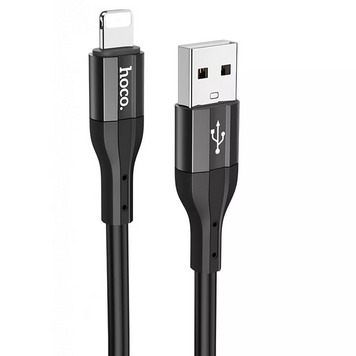 Кабель Lightning 2.4A (1m) &mdash; Hoco X72 Silicone &mdash; Black
