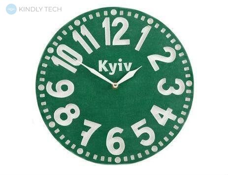 Часы «Киев» (изумрудно-зелёный), Зелёный