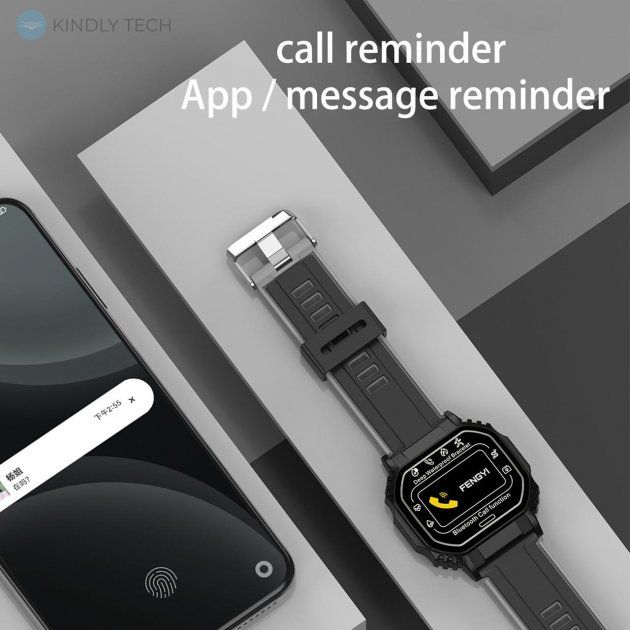 Смарт годинник Smart watch B3-2 розумний браслет з функціями Червоні