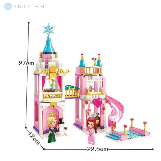 Дитячий конструктор Qman замок принцеси на 405 деталей