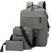 Рюкзак в наборі з сумкою і клатчем BACKPACK Trend (Grey)