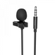 Мікрофон для телефону 3.5mm — Hoco L14 Lavalier — Black