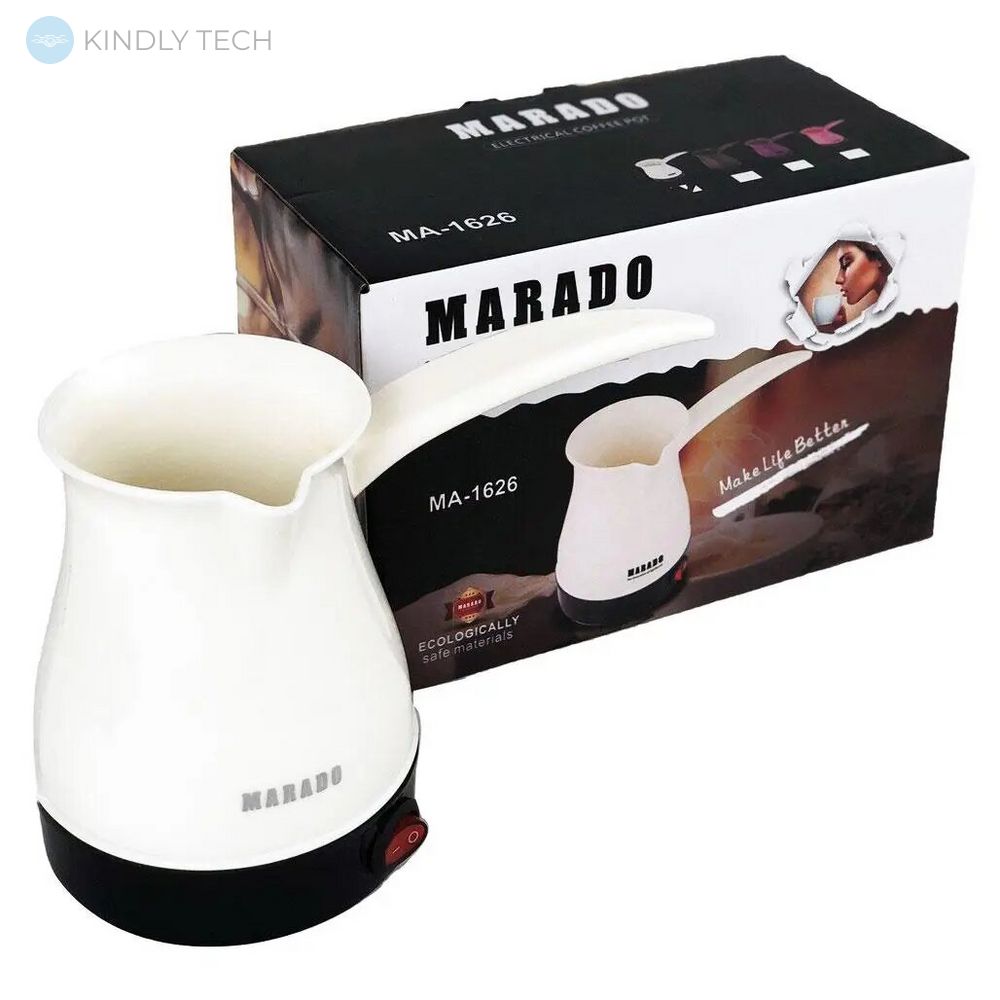 Електрична кавоварка-турка Marado MA-1626 Біла