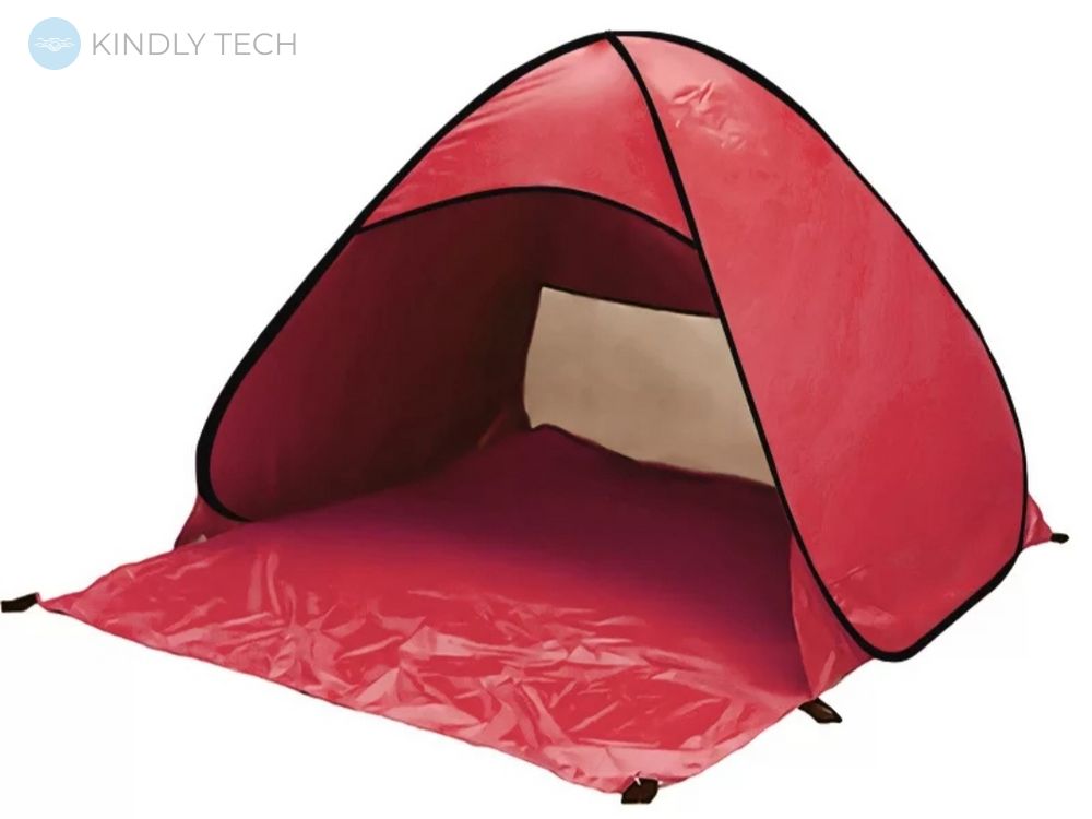 Палатка автоматическая пляжная, 150х165х110 см, Red
