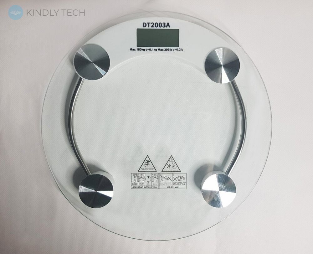 Весы напольные стеклянные D&T Smart DT-2003 Круглые до 180 кг