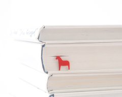 Закладка для книг «Шведская лошадка Дала», Красный