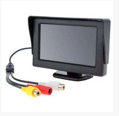 Дисплей автомобильный монитор для двух камер заднего вида LCD 4.3 043, VCD/DVD