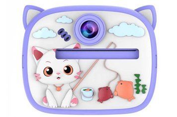 Фотоаппарат детский Print Camera AM-300 &mdash; Cat Purple