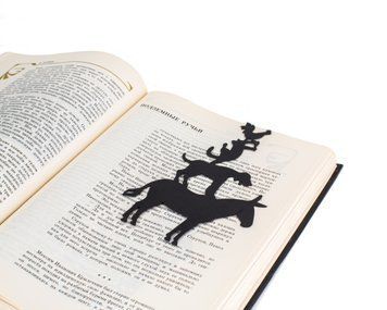 Закладка для книг &laquo;Бременські музики&raquo;, Чорний