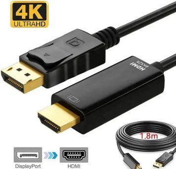 Конвертер видео DisplayPort на HDMI (4K&times;2K) 1.8 м