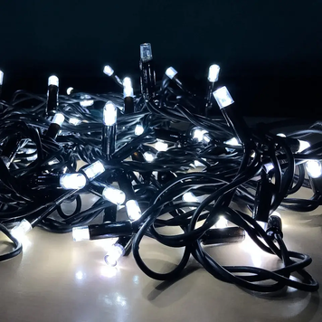 Уличная гирлянда-нить (String-Lights) 3.3Line100L-W-1 провод белый 10м, Белый