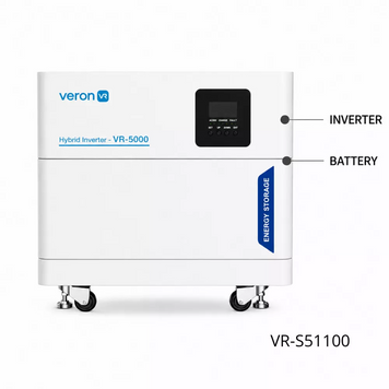Надежный аккумуляторный модуль VERON VR-S51100 51,2 В, 100 Ач, 5 кВтч LiFePO4 с BMS
