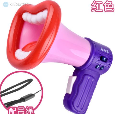 Мегафон - гучномовець, дитячий, рожевий