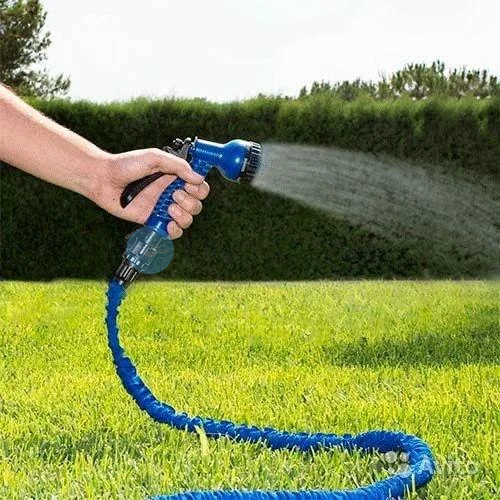 Шланг садовий поливальний Magic Xhose 15 м з розпилювачем розтягується