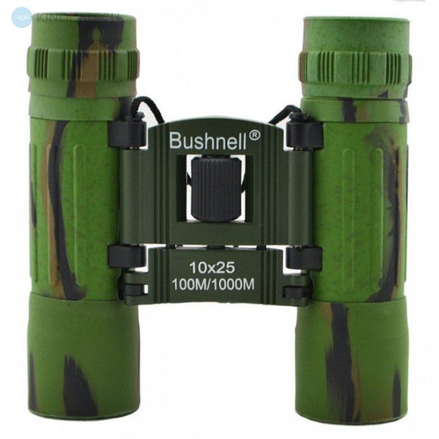 Бинокль мини для охоты Bushnell 10х25 камуфляж
