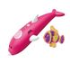 Бездротова 3D ручка з акумулятором Constructor Toys K 9903 c трафаретом "Дельфін", Pink