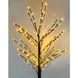 Світлодіодне дерево декоративне 108LED 1,2м колір ламп - теплий, стовбур чорний