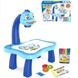 Детский стол для рисования со светодиодной подсветкой, Blue