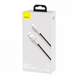 Кабель USB C 40W (0.25m) &mdash; Baseus (CATJK-01) Cafule Series Metal Data &mdash; Black