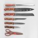 Набір ножів на підставці 8 предметів Maestro MR-1403