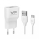 Мережевий зарядний пристрій 2.0A QC2.0 | USB C Cable (1m) &mdash; Veron AD-19C