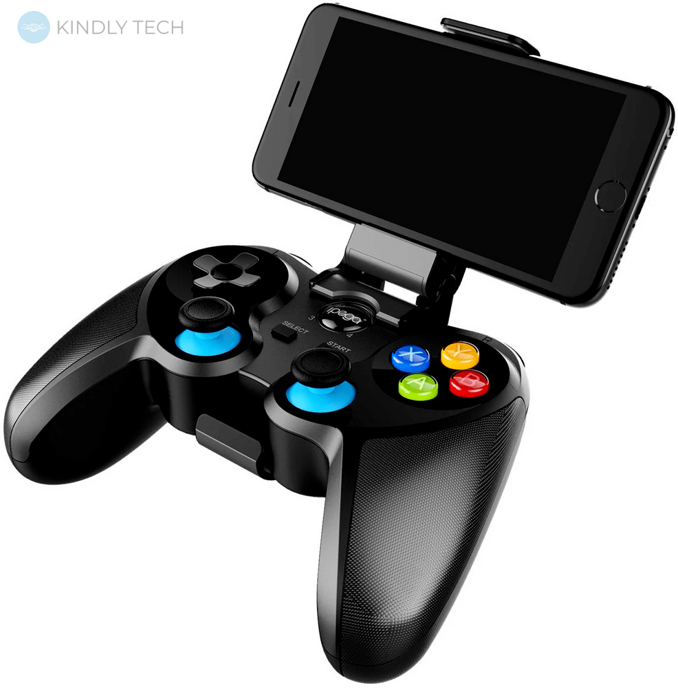 Беспроводной геймпад джойстик Ipega PG-9078 для смартфона, PC, TV, VR Box, PS3, Android/iOS Черный