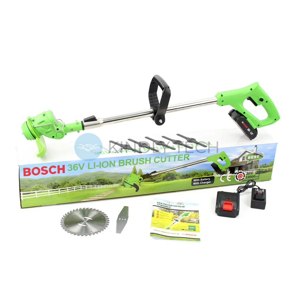 Аккумуляторный тример Bosch EASY GRASSY CUT 500, 36V, 5AH Китай