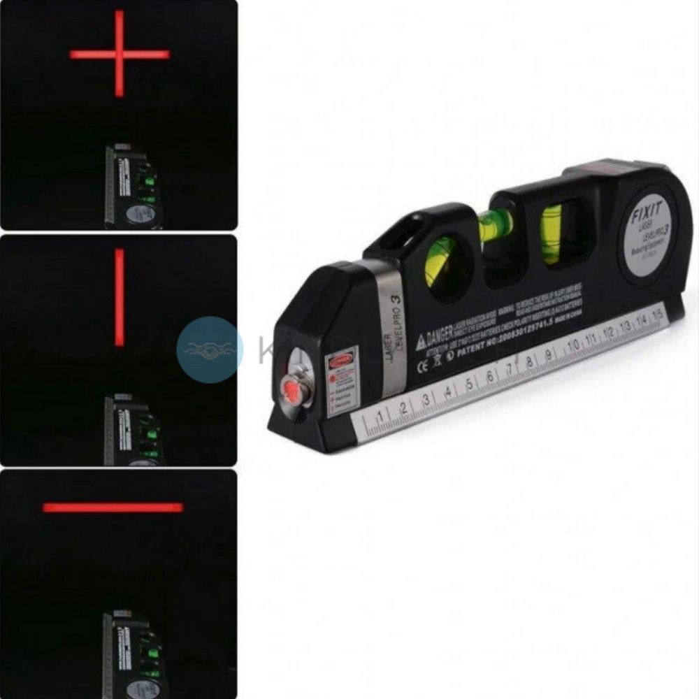 Лазерний рівень з вбудованою рулеткою Laser Level Pro 3