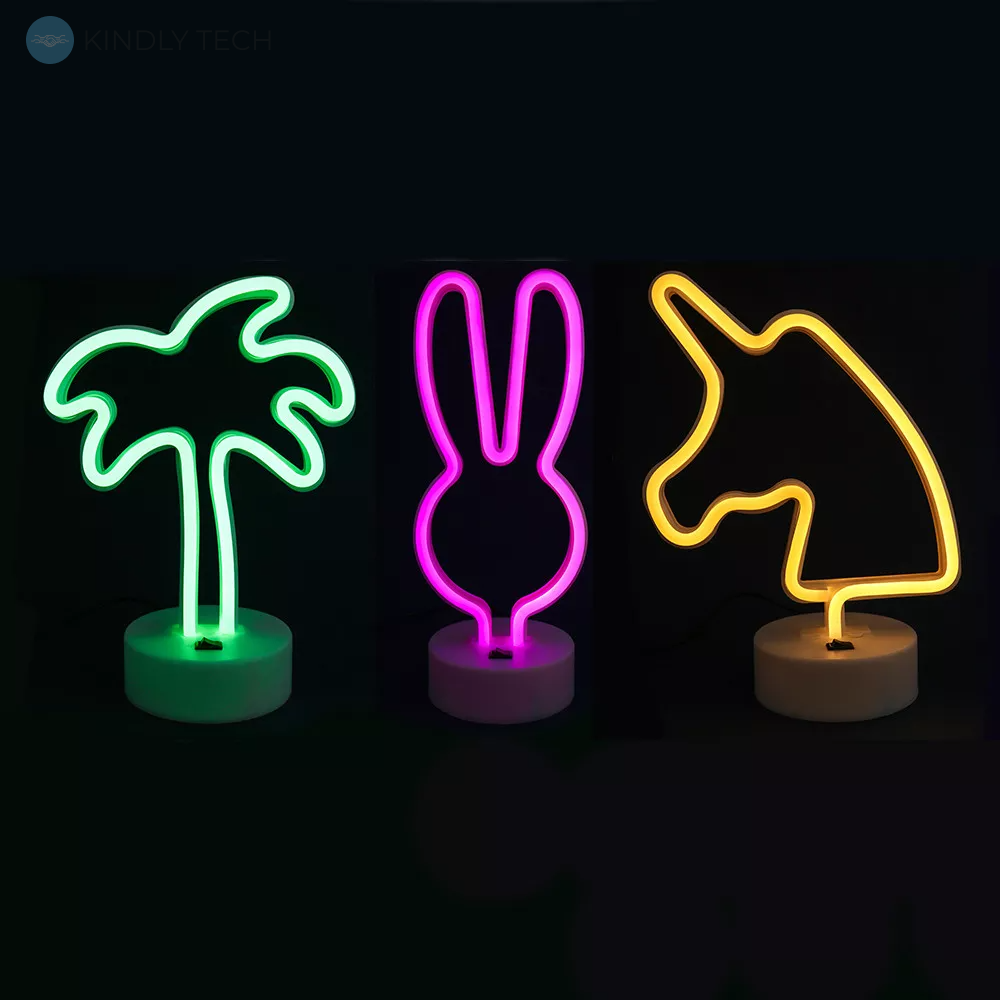 Нічний неоновий світильник — Neon Amazing — Bunny Pink