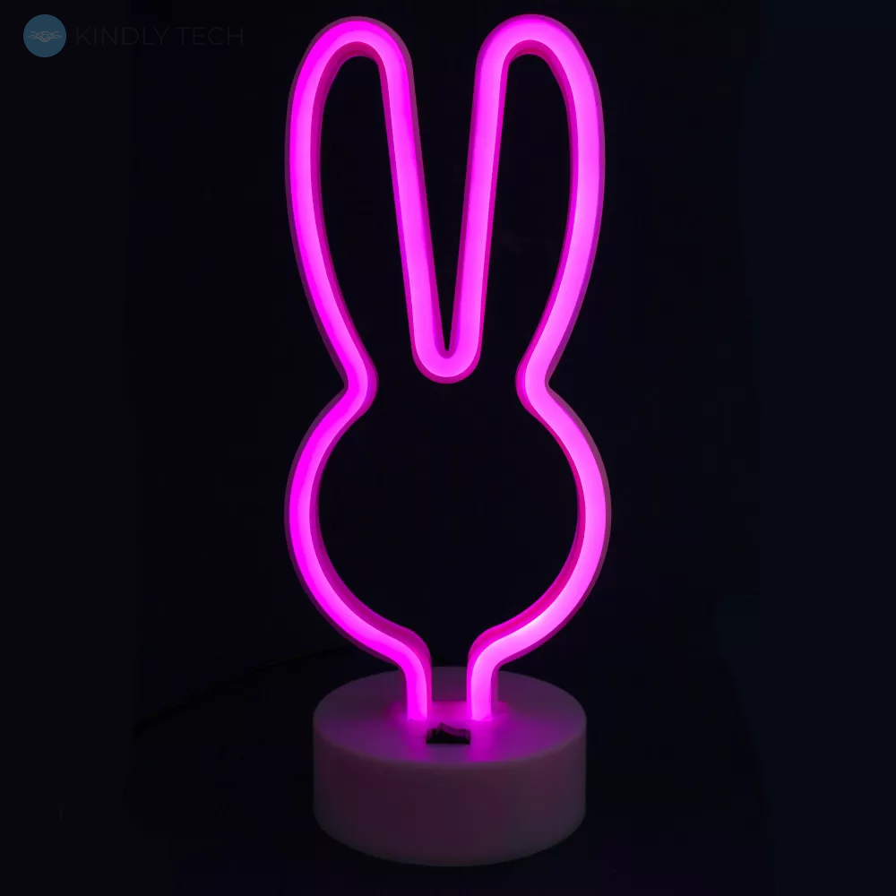 Ночной неоновый светильник — Neon Amazing — Bunny Pink