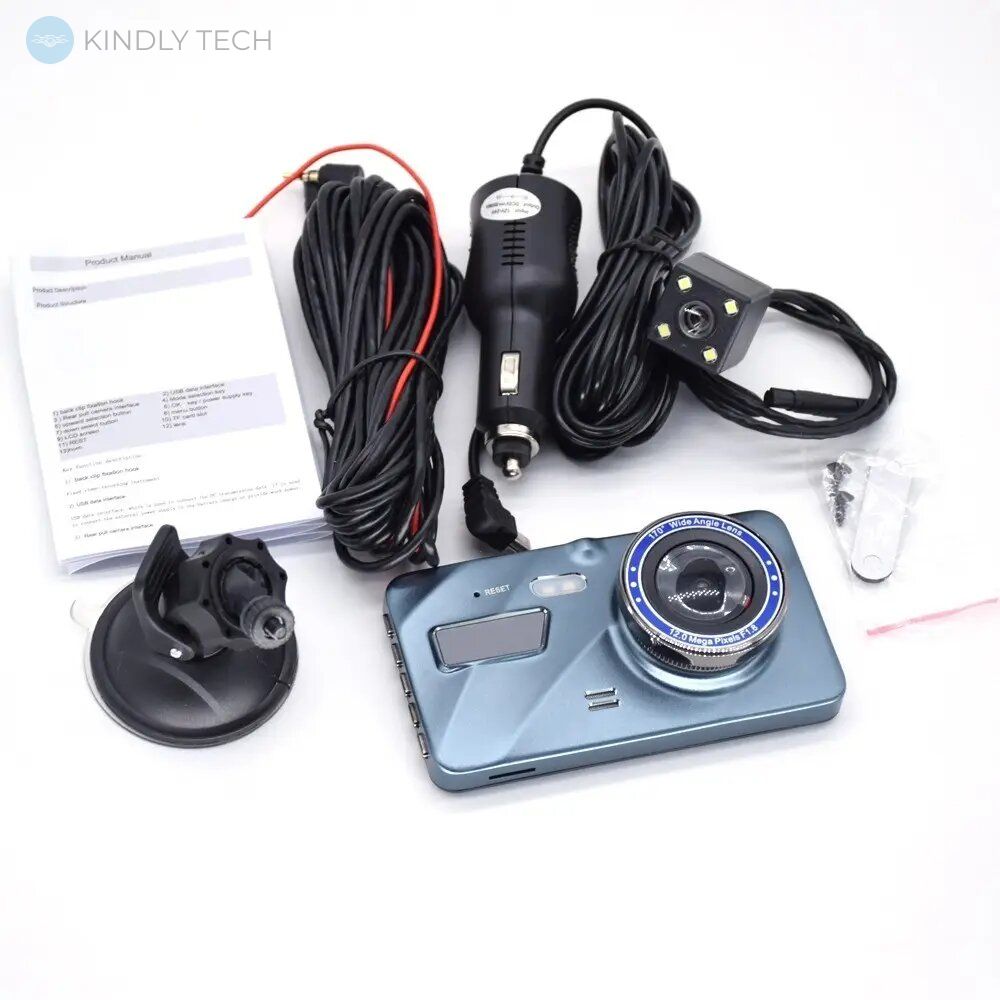 Автомобильный видеорегистратор BlackBox A10/DVR-V2 FULL HD регистратор 2 камеры