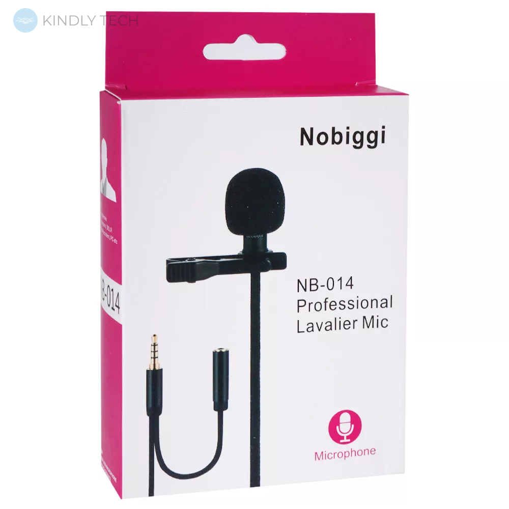 Мікрофон для телефону з тримачем 3.5mm — Nobiggi NB-014