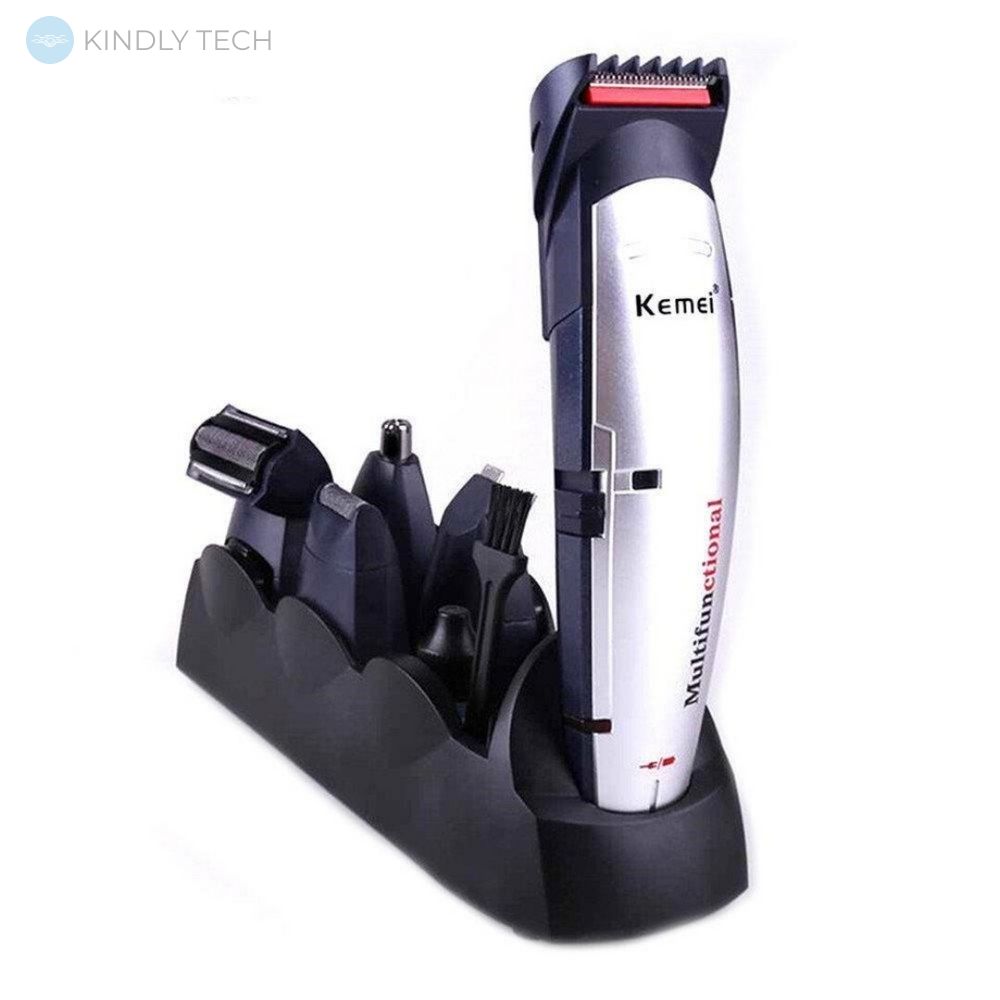 Набор для стрижки волос Kemei LFQ-KM-560 3 Вт, аккумуляторная машинка бритва и триммер 6 в 1