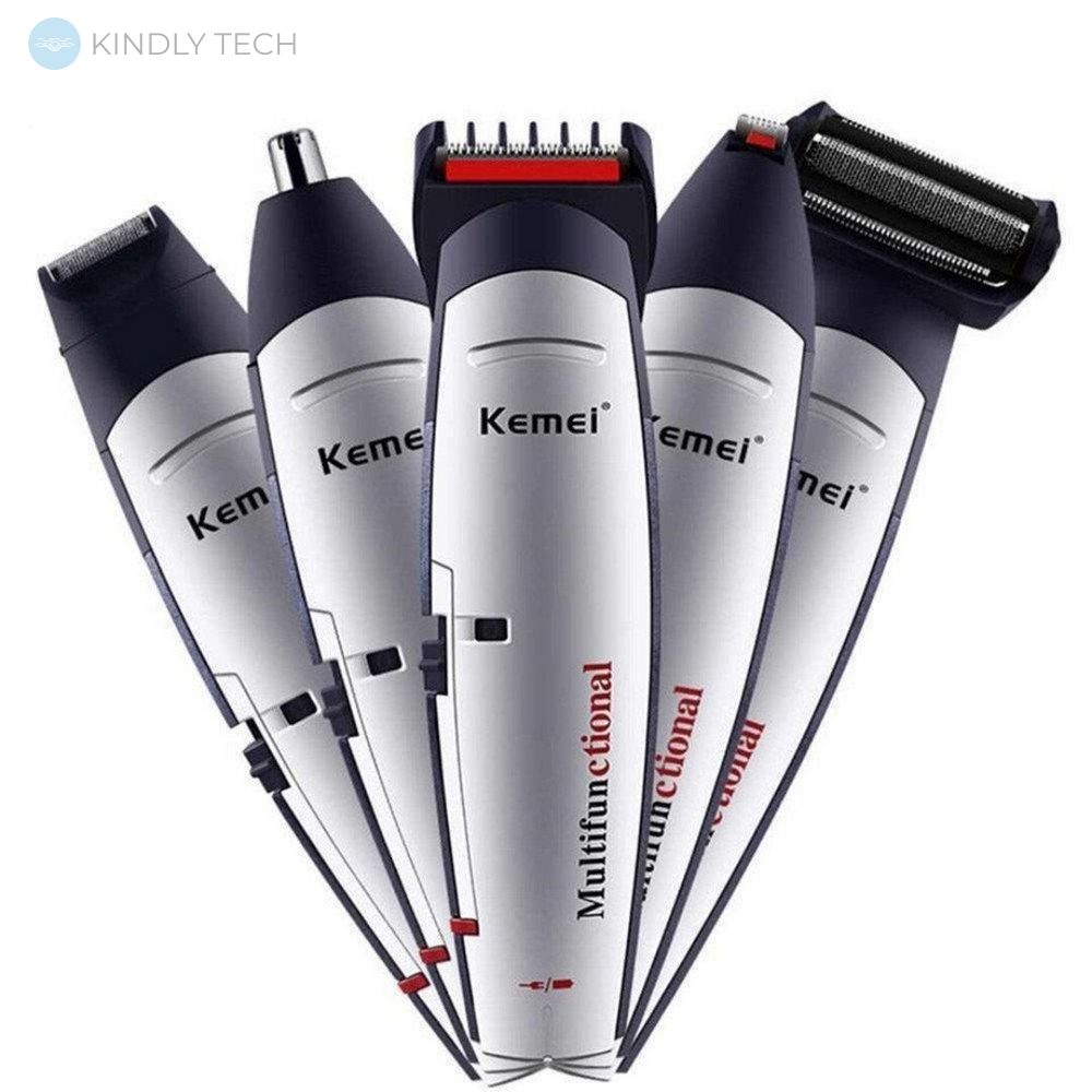 Набір для стрижки волосся Kemei LFQ-KM-560 3 Вт, акумуляторна машинка бритва і тріммер 6 в 1
