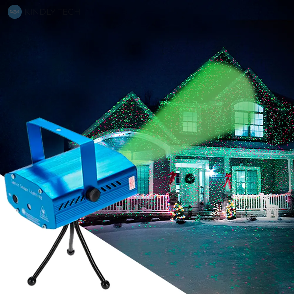 Світлозвуковий лазерний проектор 6 в 1 Laser Stage Light