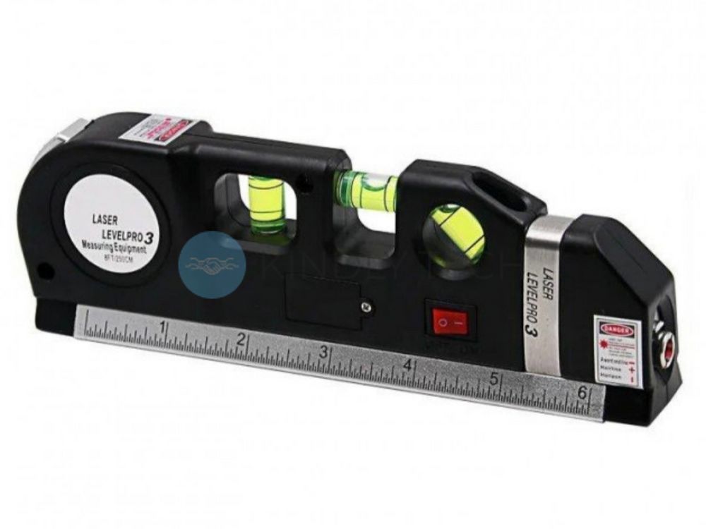 Лазерний рівень з вбудованою рулеткою Laser Level Pro 3