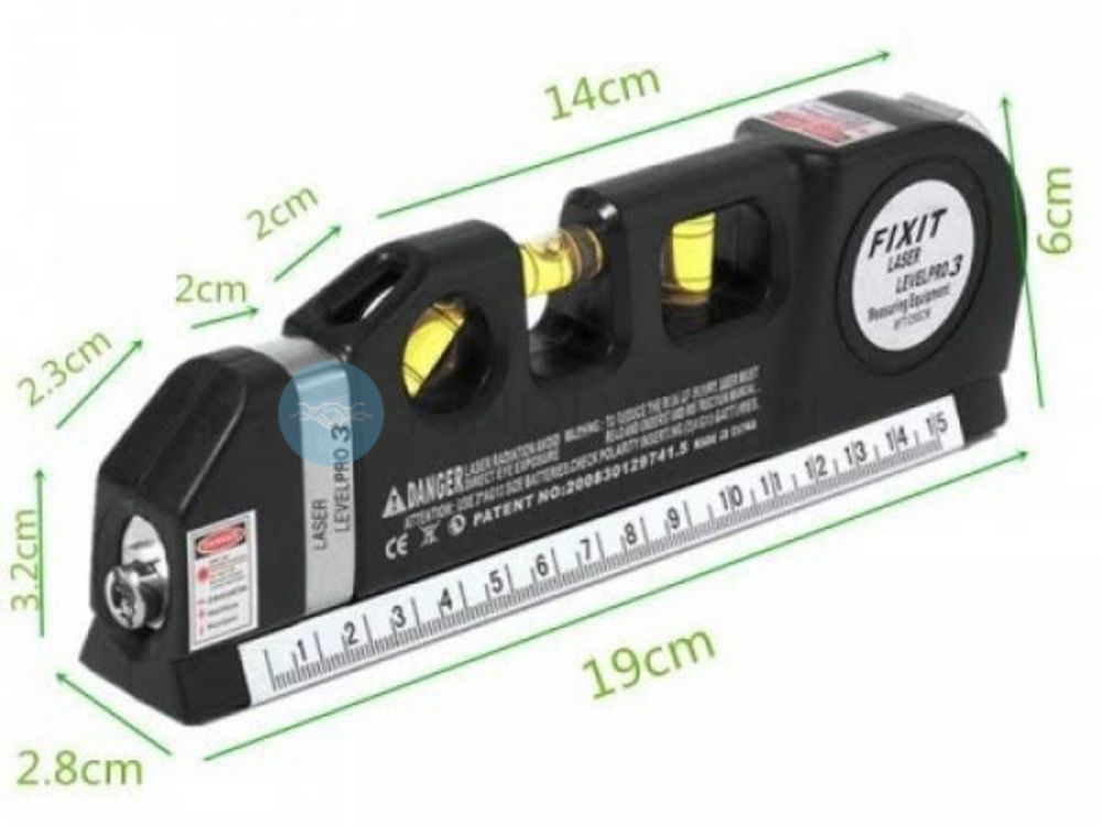 Лазерний рівень з вбудованою рулеткою Laser Level Pro 3