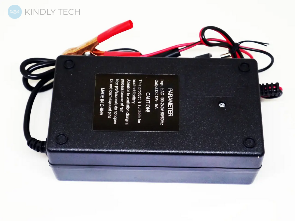 Зарядний пристрій для акумуляторів UKC MA1205A 5A/12V AC 220V, 4-фазний