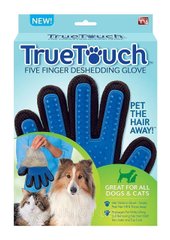 Перчатка для вычесывания шерсти животных True Touch на правую руку