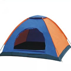 Палатка кемпинговая 3-х местная синяя (2х1.5м.)