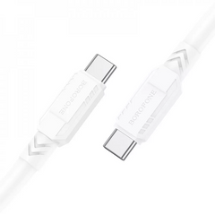 Кабель USB C to C 60W (1m) — Borofone BX81 — White