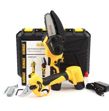 Набор 2в1 DeWalt (12V, 3Ah) &ndash; секатор DCMP240P1 + пила DCM150N