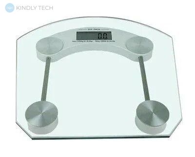 Ваги підлогові скляні D&T Smart DT-2003 Квадратні до 180 кг