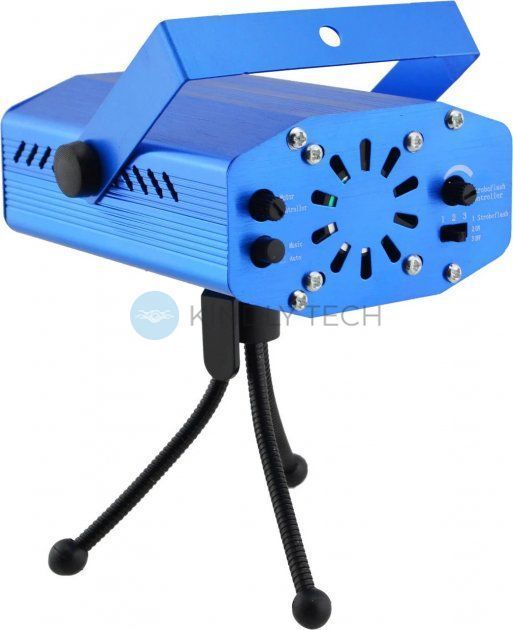 Светозвуковой лазерный проектор 6 в 1 Laser Stage Light