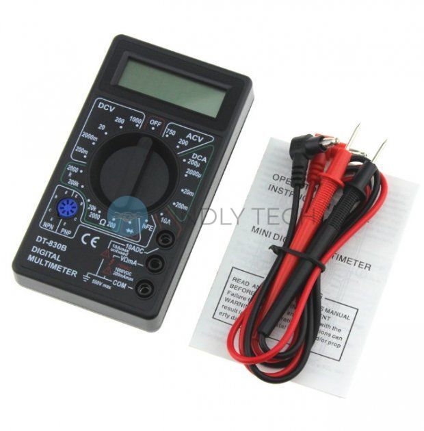 Мультиметр цифровой тестер Digital Multimeter DT-832