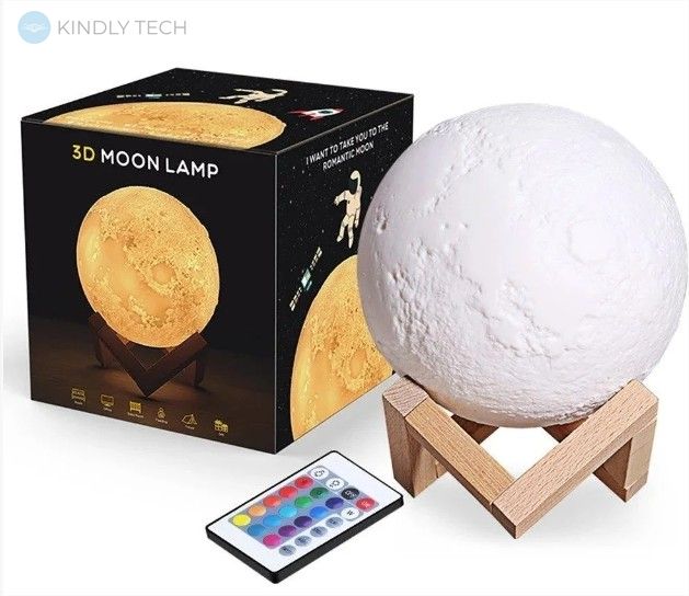 Настольный светильник Magic 3D COLOR Moon Light Белый (17 см)
