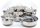 Набор посуды из нержавеющей стали 12 предметов Benson BN-204